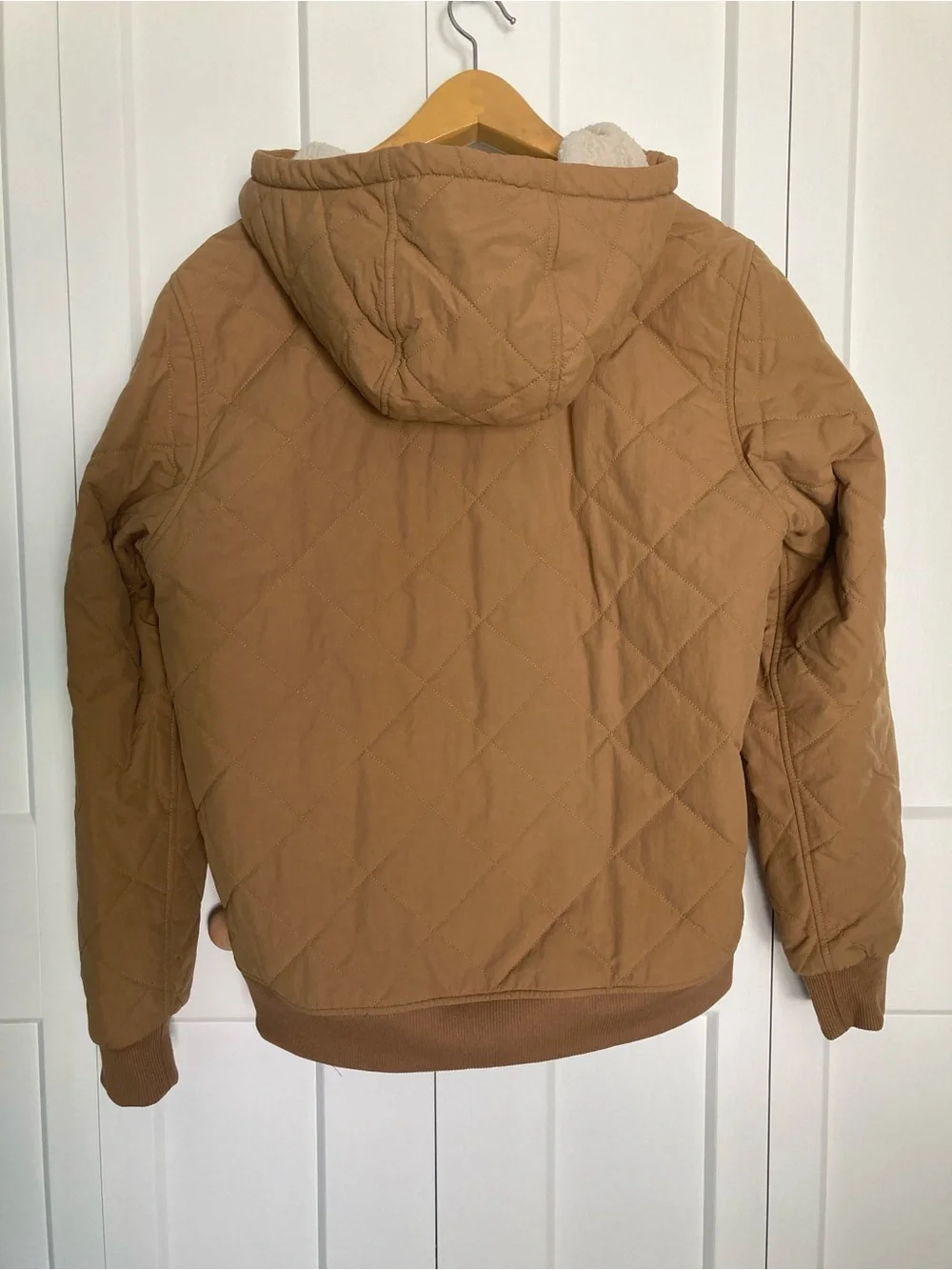 The North Face quilted hooded